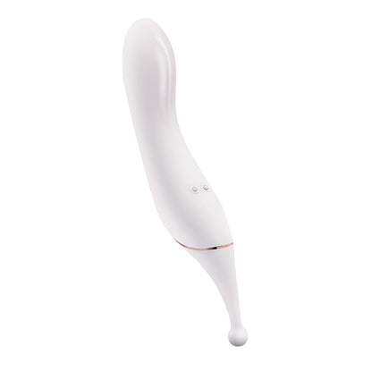 Bodywand Dual Stim Vario Clit Stimulator - Peaches & Cream