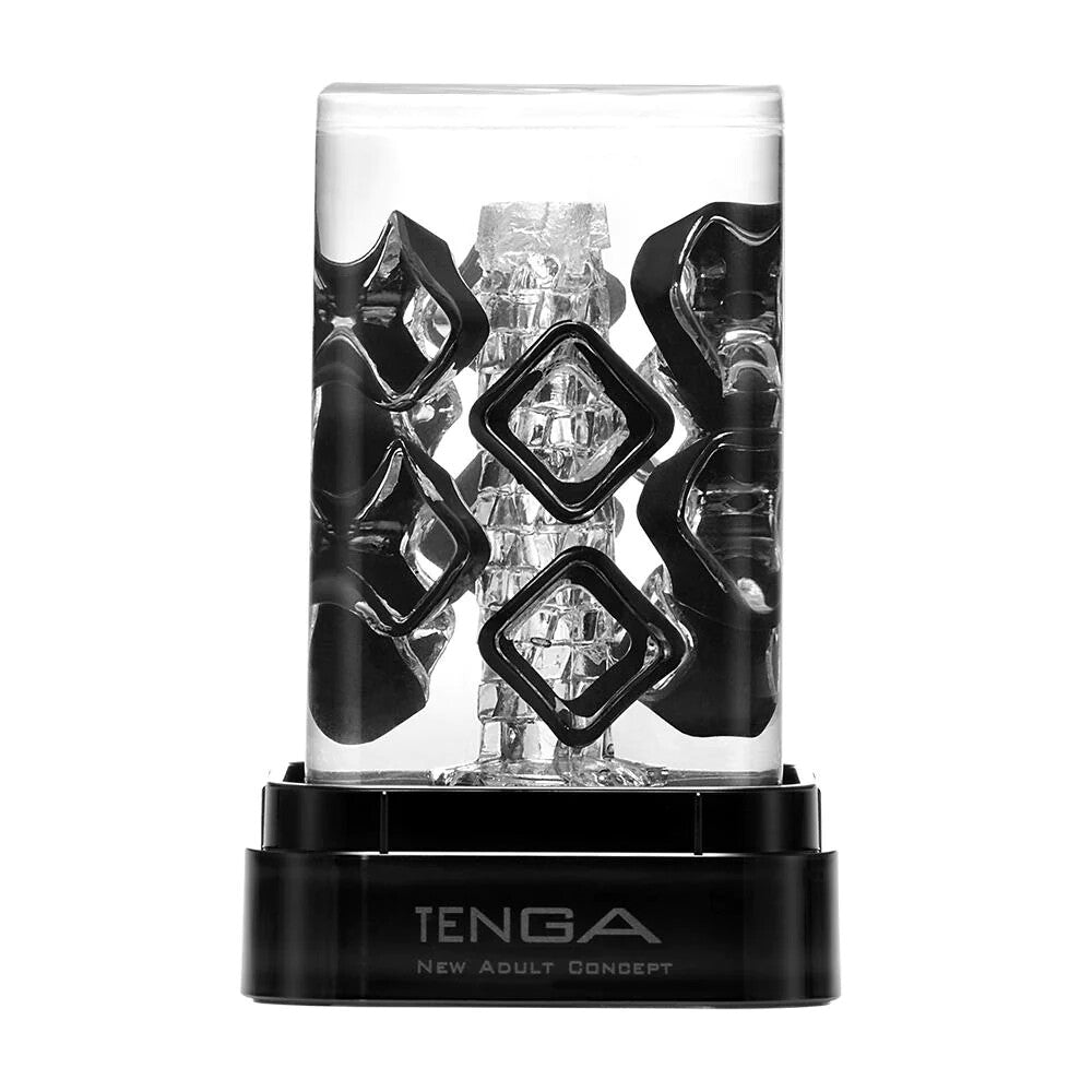 Tenga Crysta Block Masturbator - Peaches & Cream