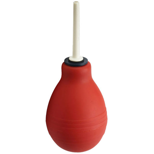 Clean Stream Red Enema Bulb - Peaches & Cream