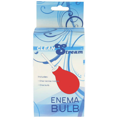 Clean Stream Red Enema Bulb - Peaches & Cream