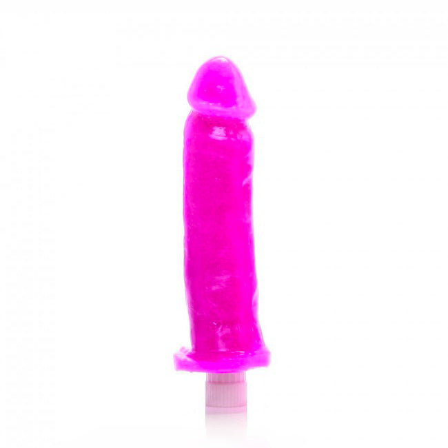 Clone A Willy Neon Purple Silicone Vibrator - Peaches & Cream