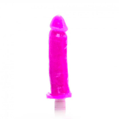 Clone A Willy Neon Purple Silicone Vibrator - Peaches & Cream