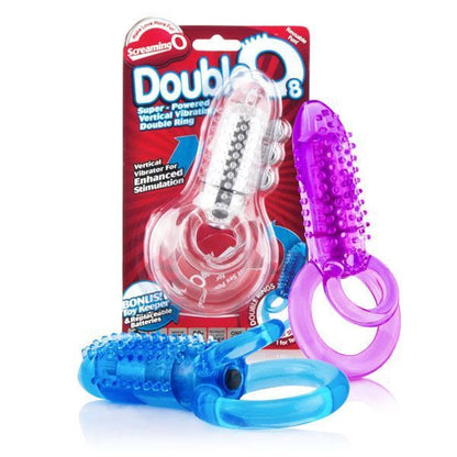 Screaming O DoubleO 8 Vibrating Cock Ring - Peaches & Cream