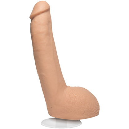 Xander Corvus 9 Inch VacULock Cock Dildo - Peaches & Cream