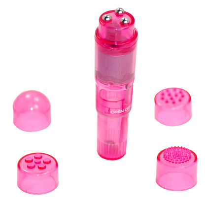 Pink Powerful Pocket Mini Vibrator - Peaches & Cream