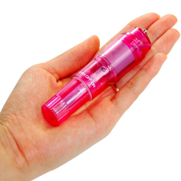 Pink Powerful Pocket Mini Vibrator - Peaches & Cream