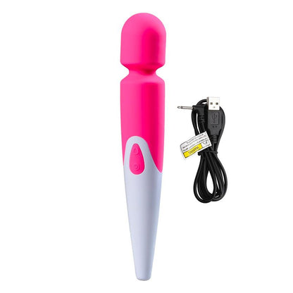 iWand 10 Speed Waterproof Rechargeable Wand Pink - Peaches & Cream