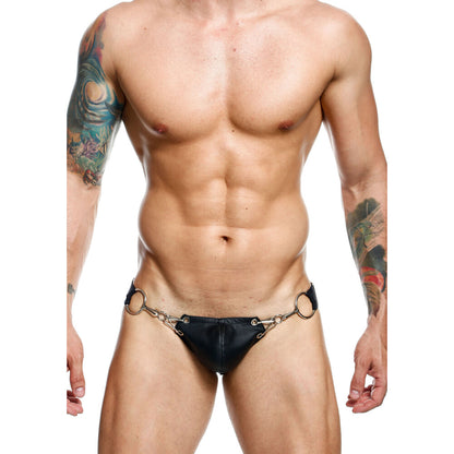 MOB Eroticwear DNGEON Basics Snap Jockstrap - Peaches & Cream