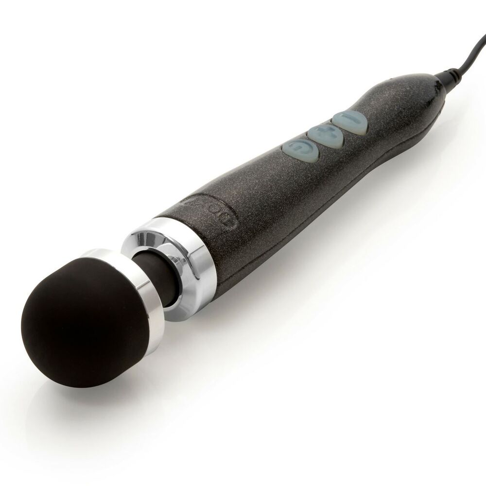 Doxy Wand Massager Number 3 Disco Black - Peaches & Cream