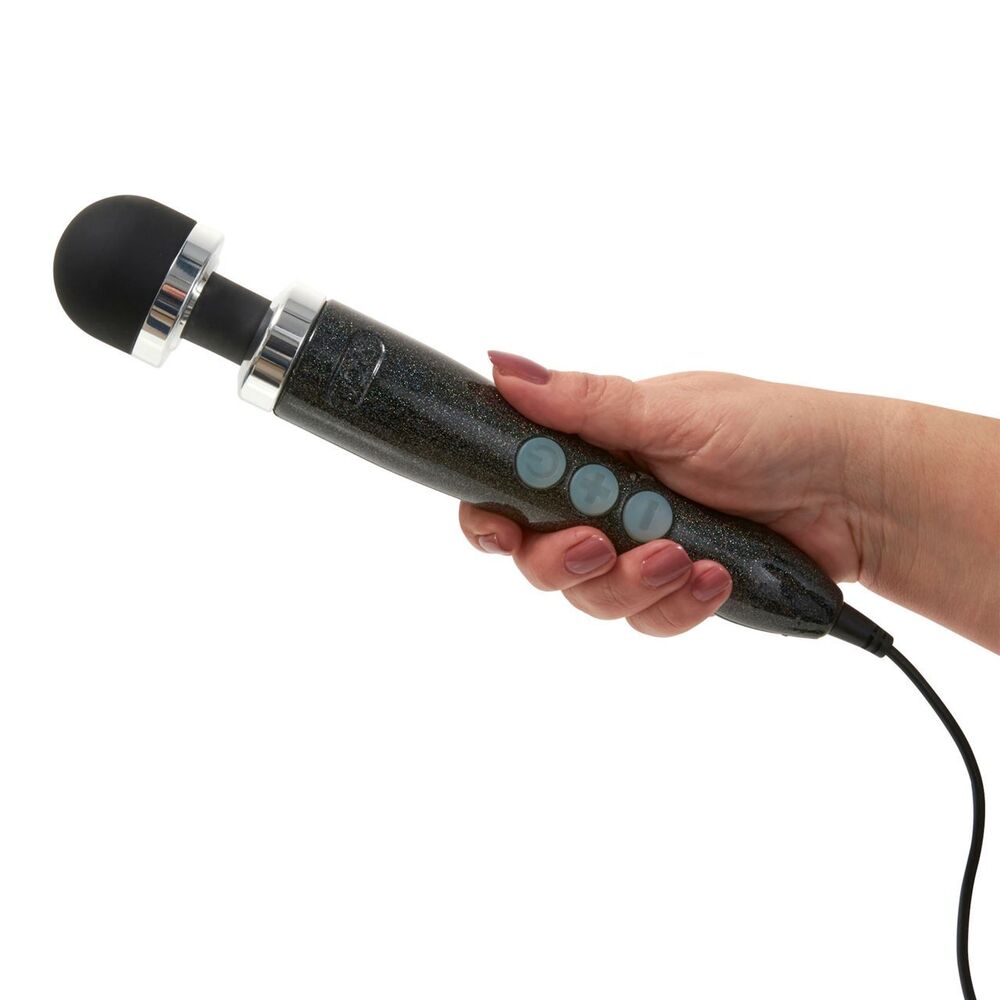 Doxy Wand Massager Number 3 Disco Black - Peaches & Cream