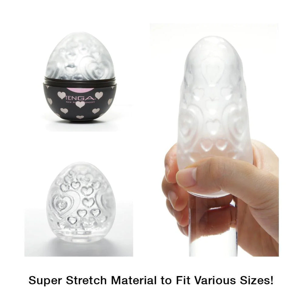 Tenga Lovers Egg Masturbator - Peaches & Cream