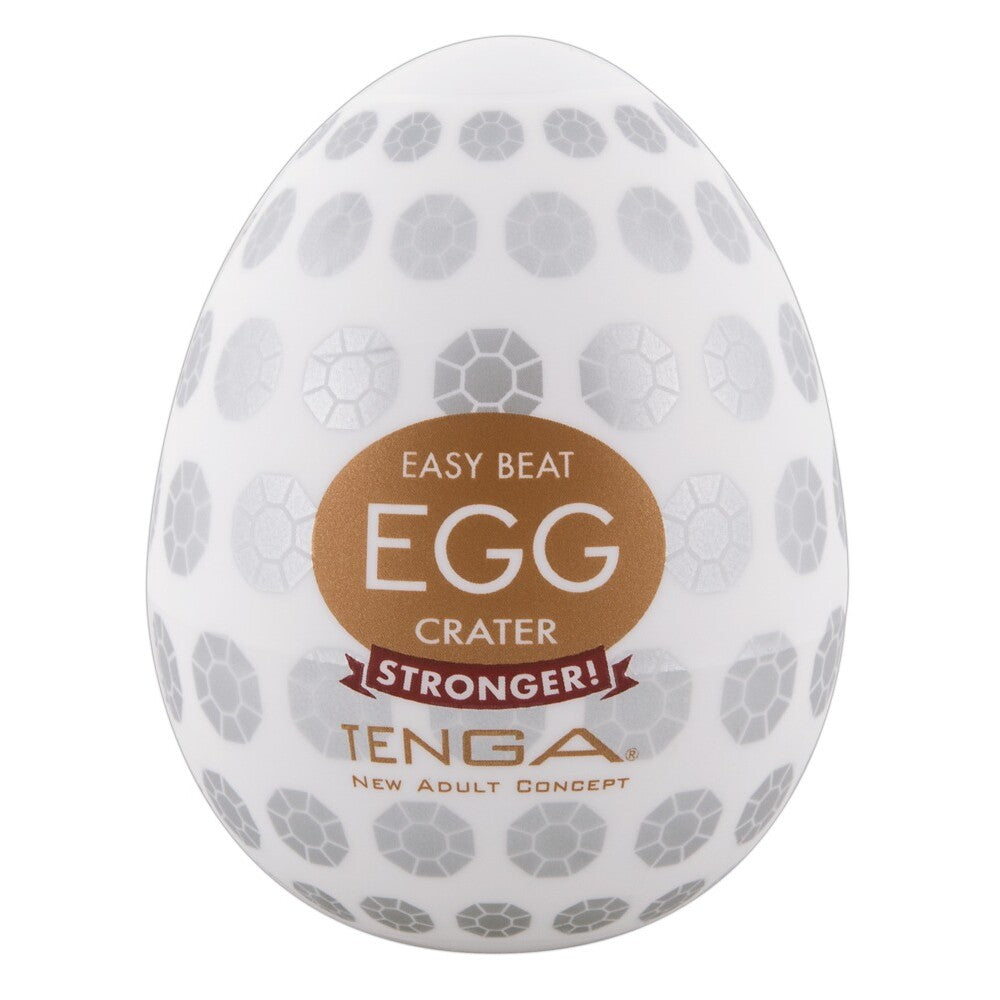 Tenga Crater Egg Masturbator - Peaches & Cream