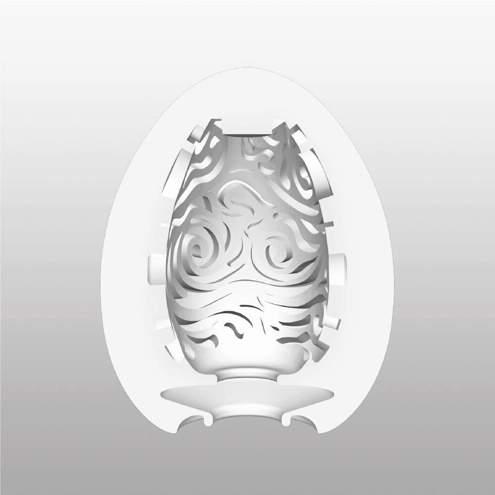 Tenga Cloudy Egg Masturbator - Peaches & Cream