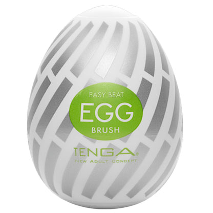 Tenga Brush Egg Masturbator - Peaches & Cream