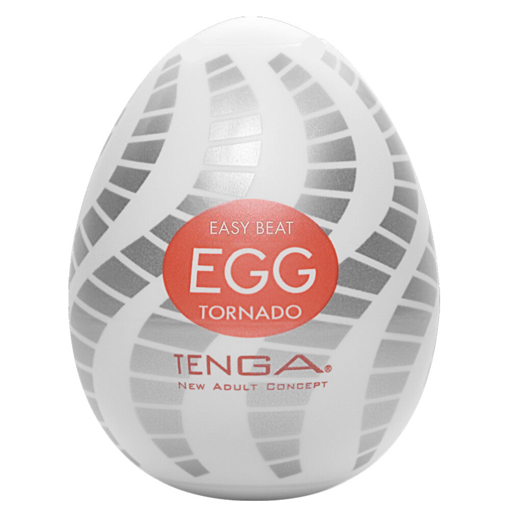 Tenga Tornado Egg Masturbator - Peaches & Cream