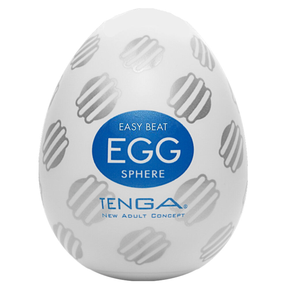 Tenga Sphere Egg Masturbator - Peaches & Cream