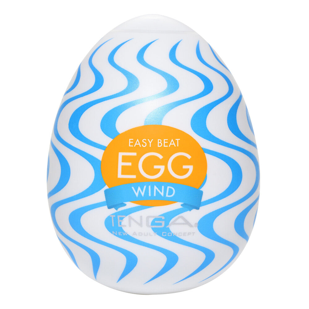 Tenga Wind Egg Masturbator - Peaches & Cream