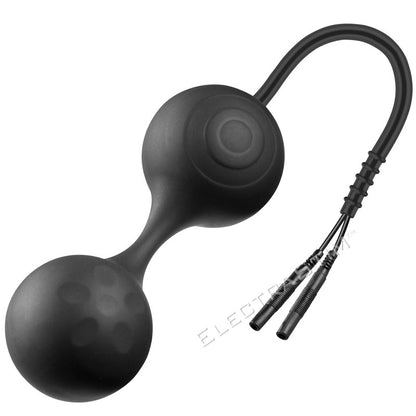 ElectraStim Silicone Noir Lula Electro Jiggle Kegel Balls - Peaches & Cream