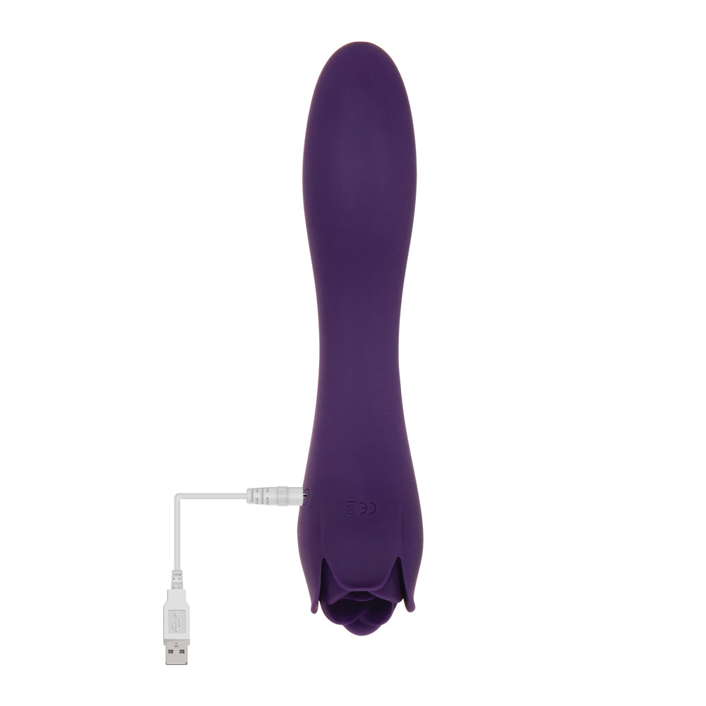 Evolved Thorny Rose Dual End Massager - Peaches & Cream