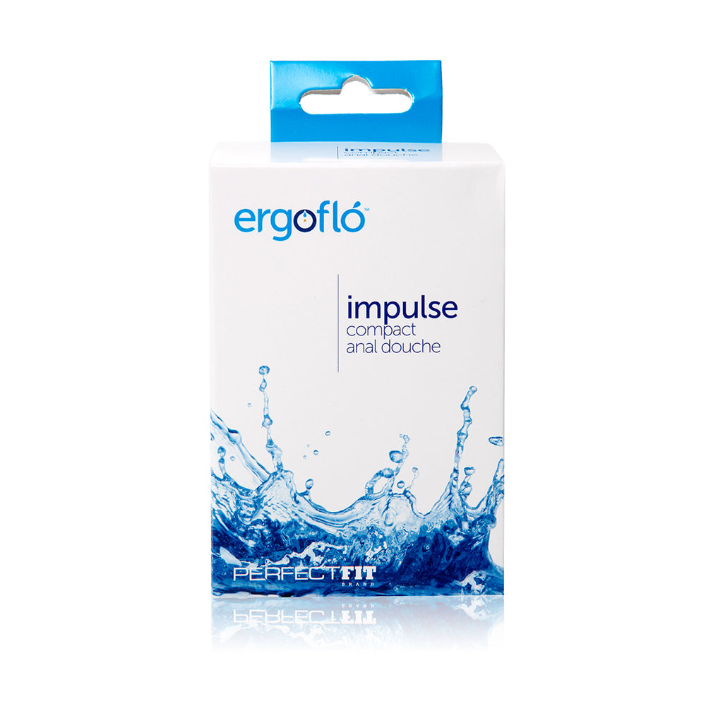 Perfect Fit Ergoflo Impulse Compact Anal Douche - Peaches & Cream