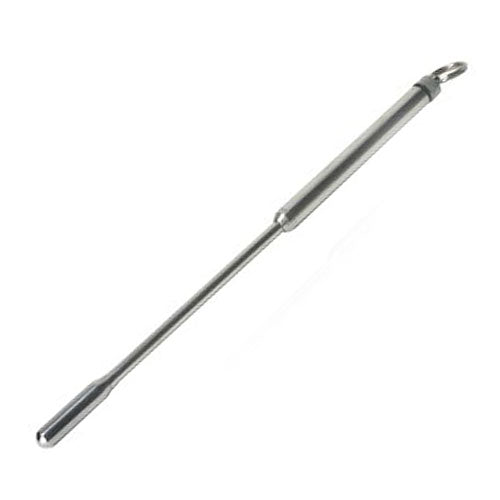 7.5 Inch Stainless Steel Vibrating Urethral Sound - Peaches & Cream