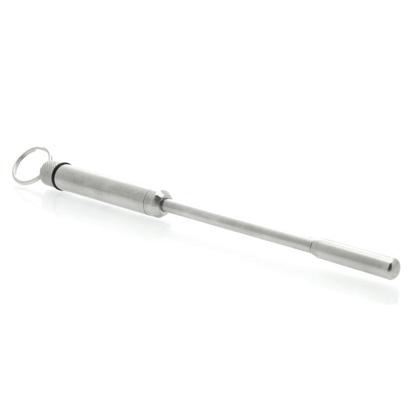 7.5 Inch Stainless Steel Vibrating Urethral Sound - Peaches & Cream