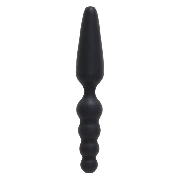 Dark Stallions 7 Inch Silicone Dual Butt Plug - Peaches & Cream