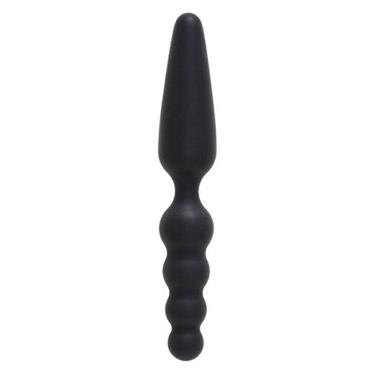 Dark Stallions 7 Inch Silicone Dual Butt Plug - Peaches & Cream