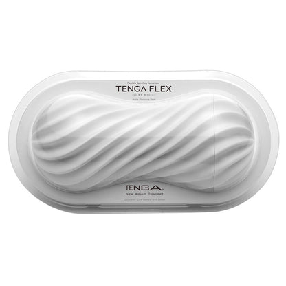 Tenga Flex Silky White Masturbator - Peaches & Cream