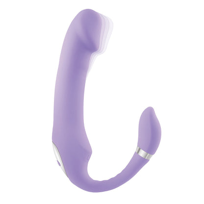 Gender X Orgasmic Orchid C Shaped Vibrator - Peaches & Cream