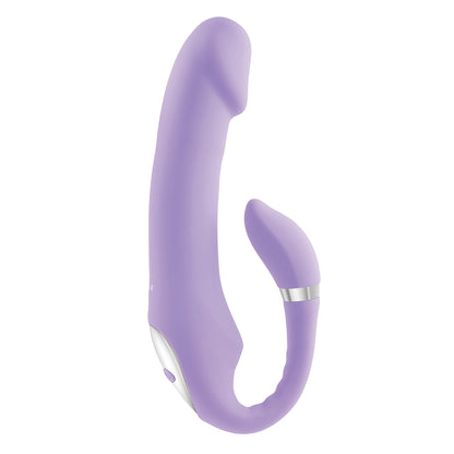 Gender X Orgasmic Orchid C Shaped Vibrator - Peaches & Cream