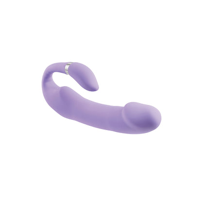 Gender X Orgasmic Orchid C Shaped Vibrator - Peaches & Cream