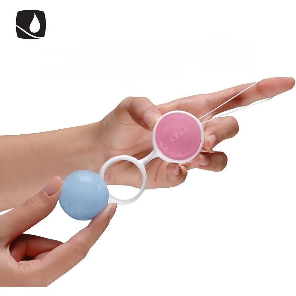 Lelo Luna Beads Pink And Blue - Peaches & Cream