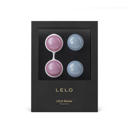 Lelo Luna Beads Pink And Blue - Peaches & Cream