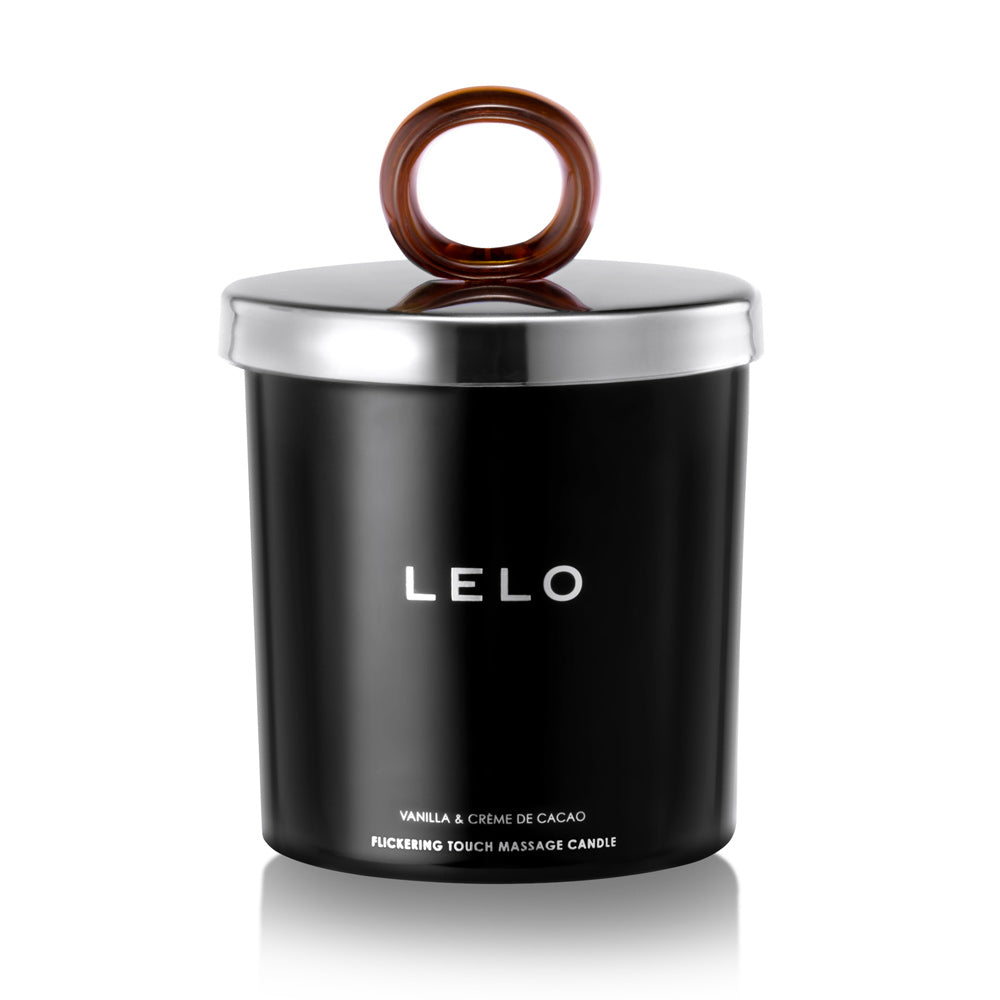 Lelo Vanilla And Creme De Cacao Flickering Touch Massage Candle - Peaches & Cream