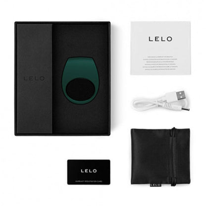 Lelo Tor 2 Green Couples Ring - Peaches & Cream