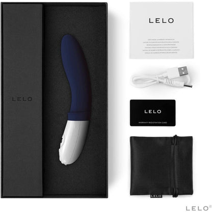 Lelo Billy 2 Deep Blue Luxury Rechargeable Prostate Massager - Peaches & Cream