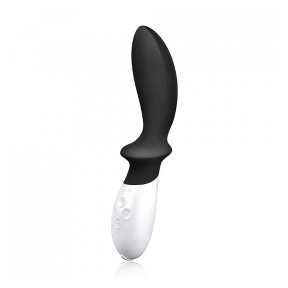 Lelo Loki Obsidian Black Prostate Massager - Peaches & Cream