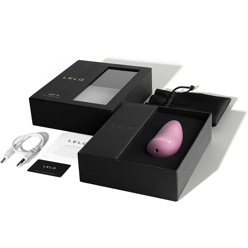 Lelo Lily 2 Pink Rose and Wisteria Clitoral Vibrator - Peaches & Cream