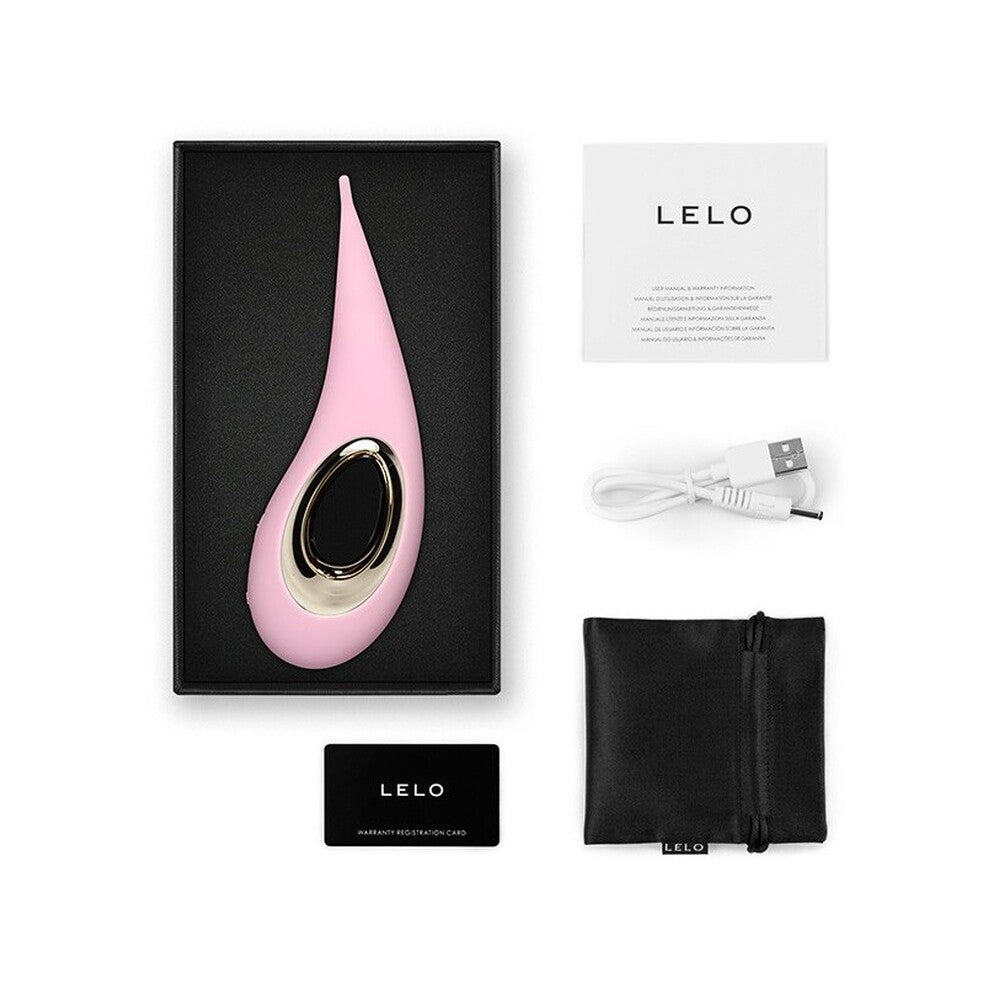 Lelo Dot Elliptical Clitoral Stimulator Pink - Peaches & Cream