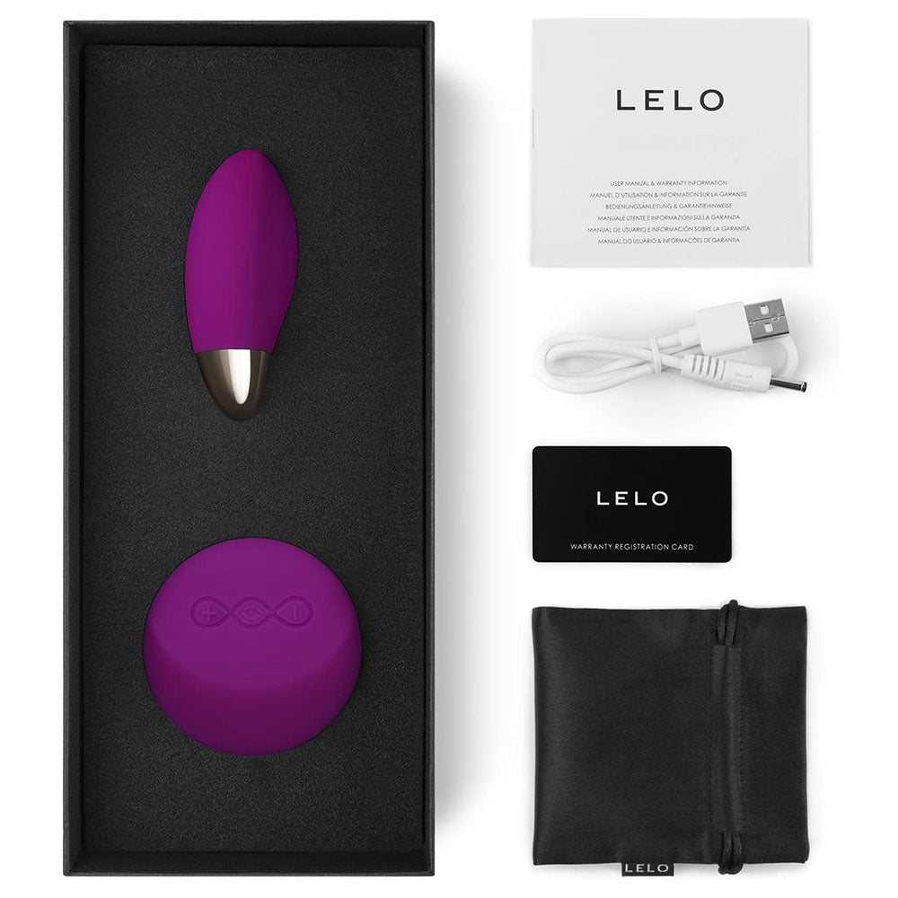 Lelo Lyla 2 Deep Rose Vibrating Bullet - Peaches & Cream