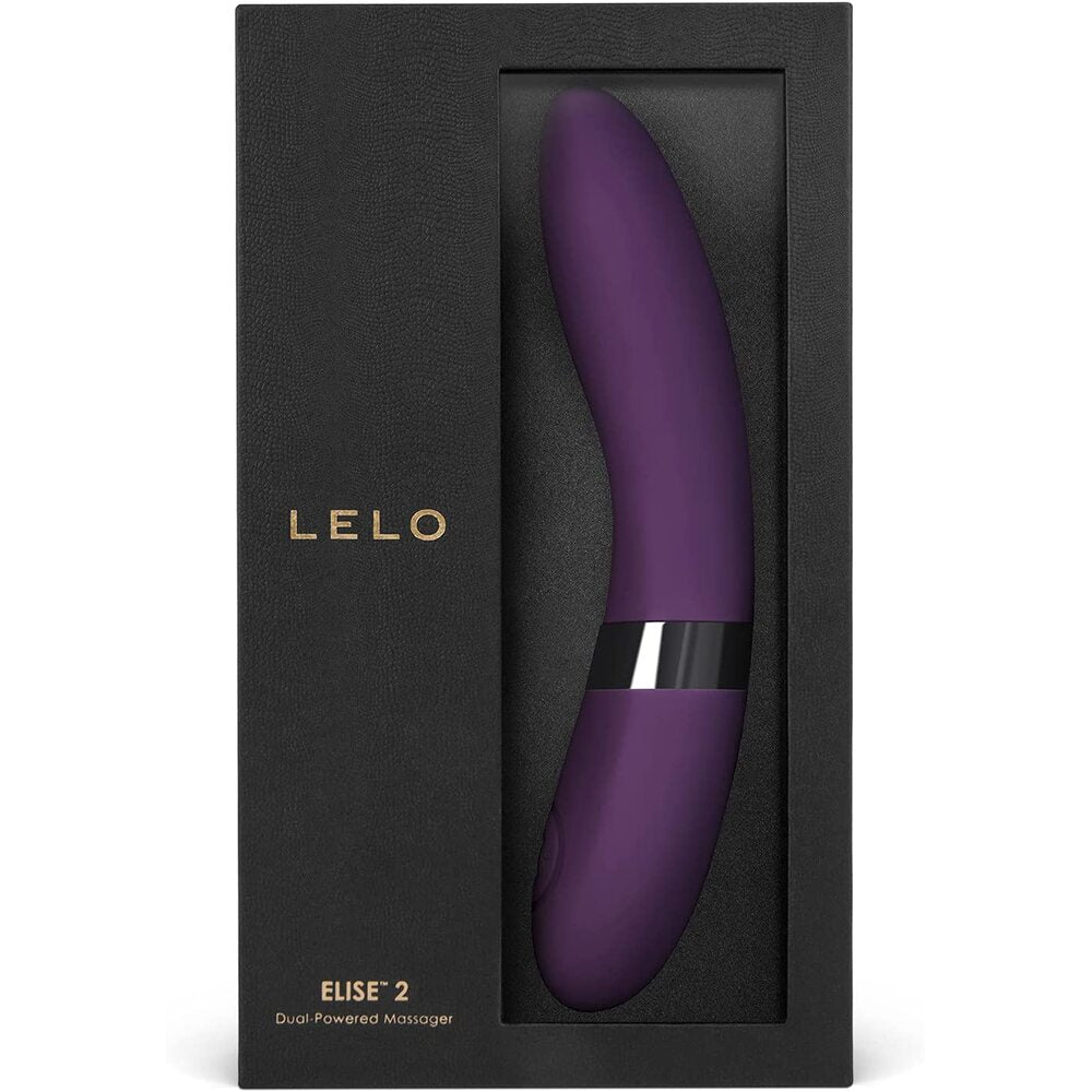 Lelo Elise 2 Plum Vibrator - Peaches & Cream