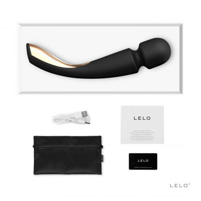 Lelo Smart Wand 2 Large Black - Peaches & Cream