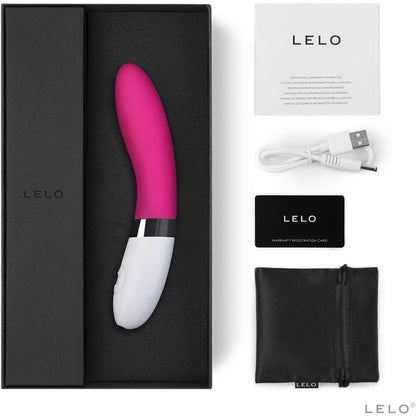 Lelo Liv 2 G Spot Vibrator Cerise - Peaches & Cream