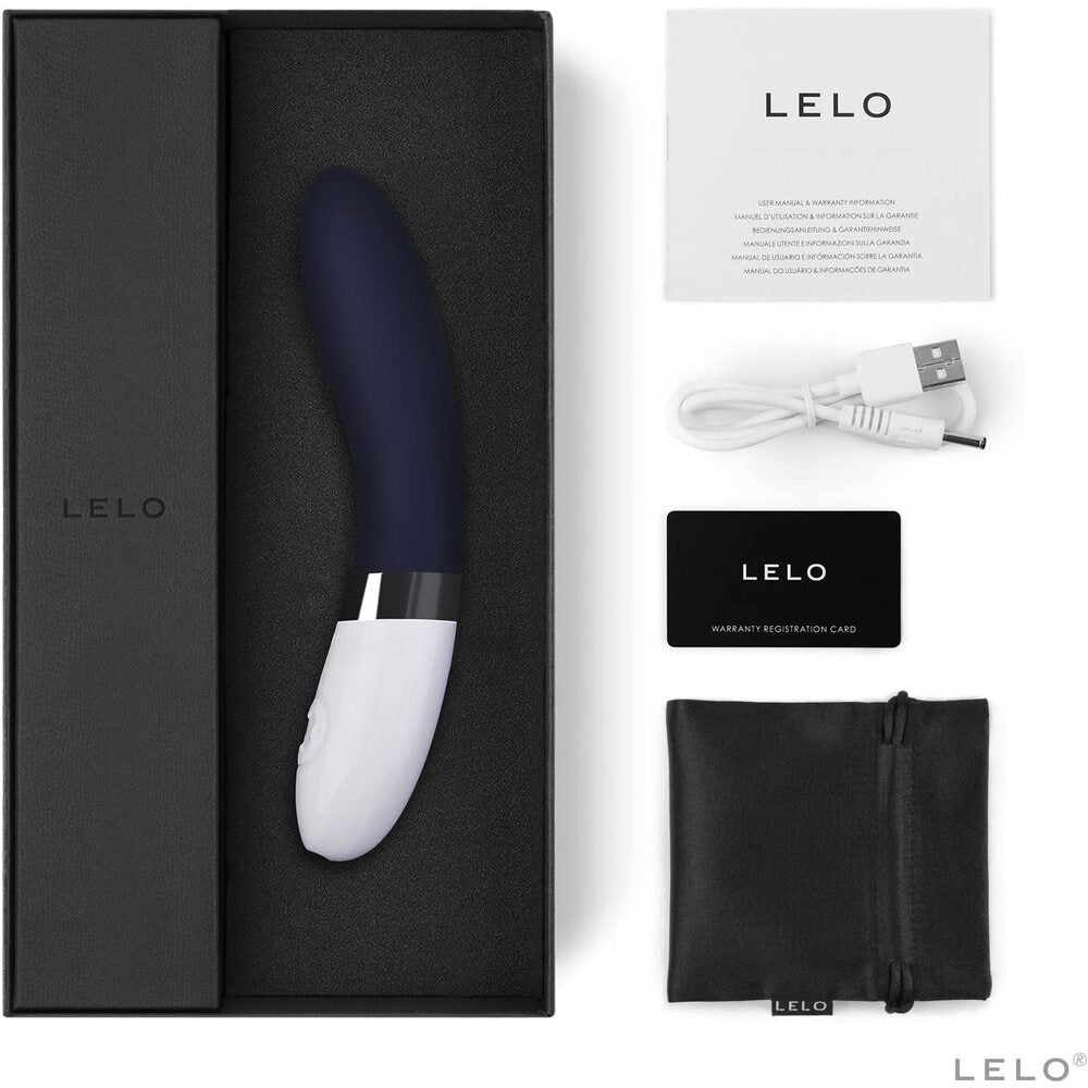 Lelo Liv 2 G Spot Vibrator Blue - Peaches & Cream