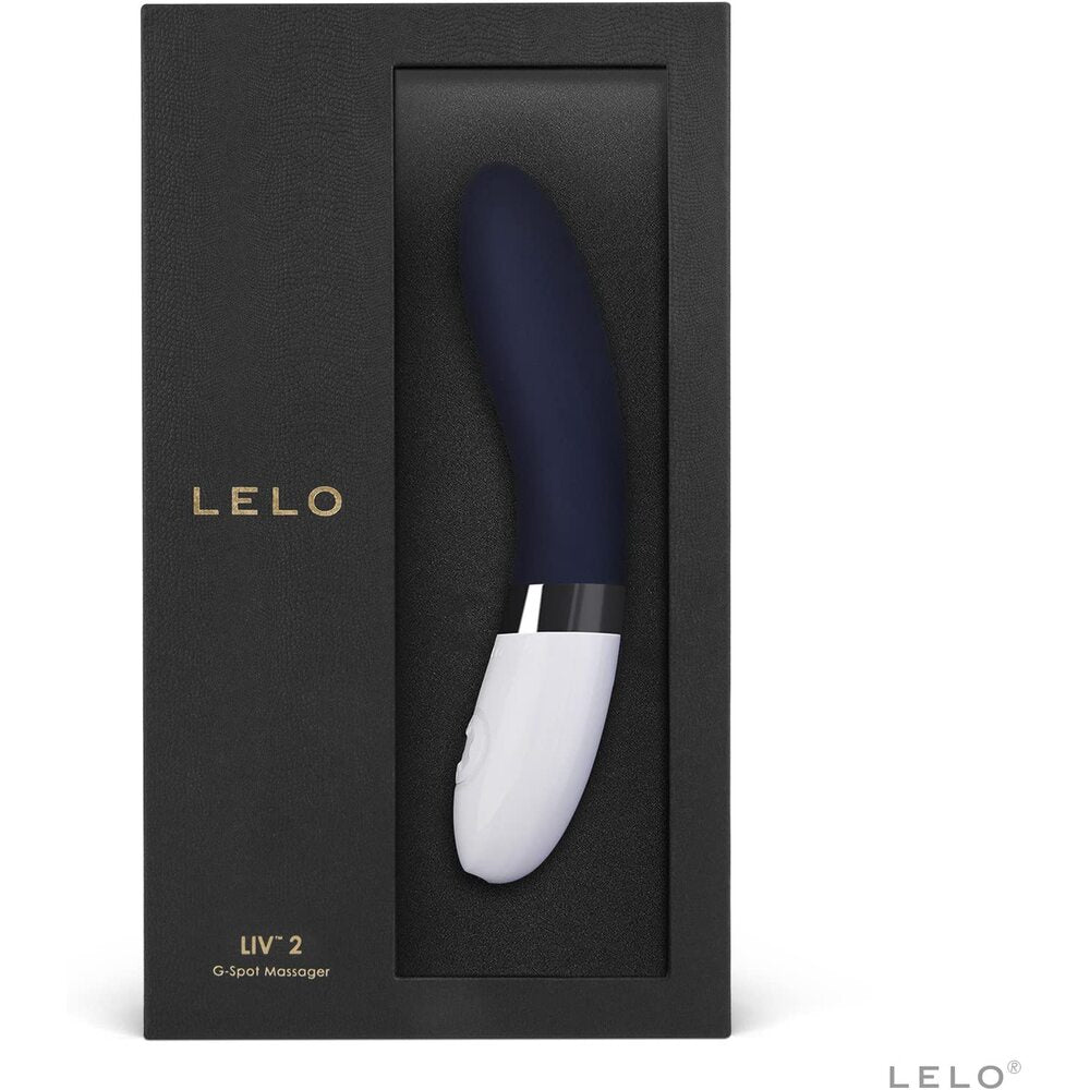 Lelo Liv 2 G Spot Vibrator Blue - Peaches & Cream