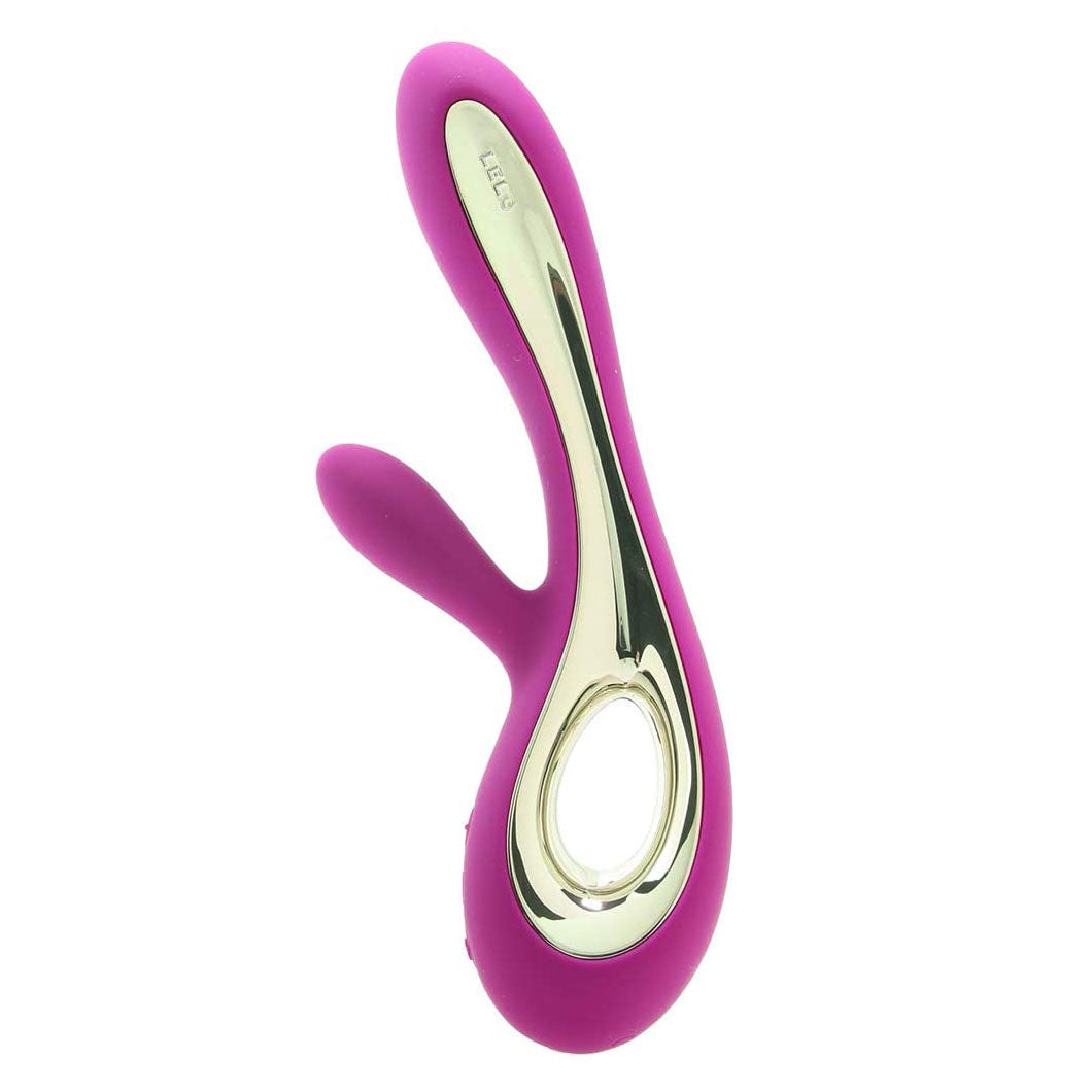 Lelo Soraya 2 Dual Rabbit Vibrator Deep Rose - Peaches & Cream