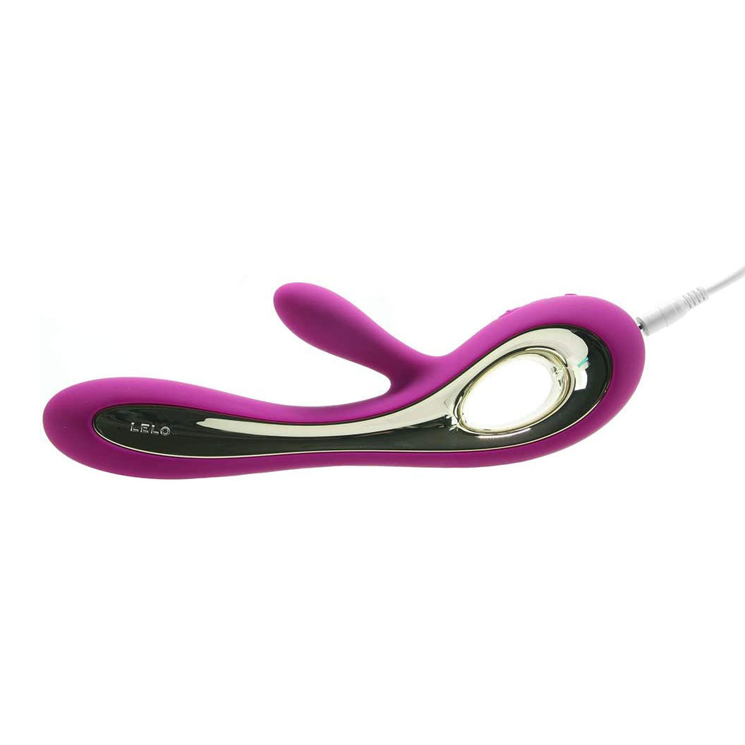 Lelo Soraya 2 Dual Rabbit Vibrator Deep Rose - Peaches & Cream