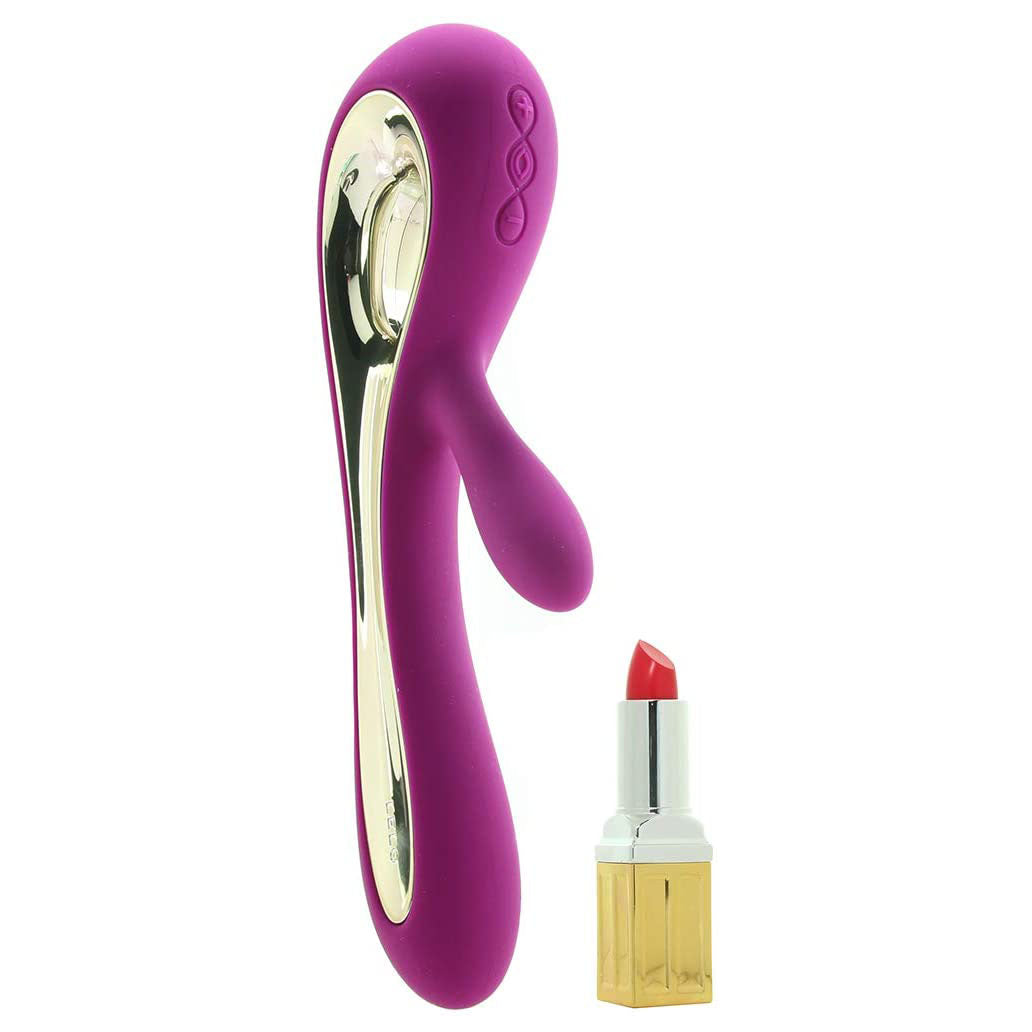 Lelo Soraya 2 Dual Rabbit Vibrator Deep Rose - Peaches & Cream