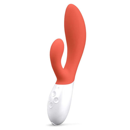 Lelo Ina 3 Dual Action Massager Coral - Peaches & Cream